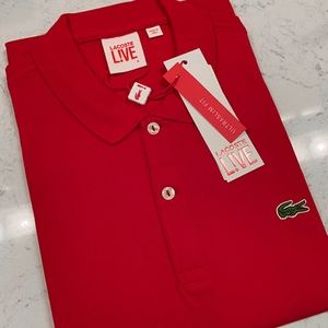 HP🎶 lacoste┆LIVE ultra slim fit short sleeve polo
